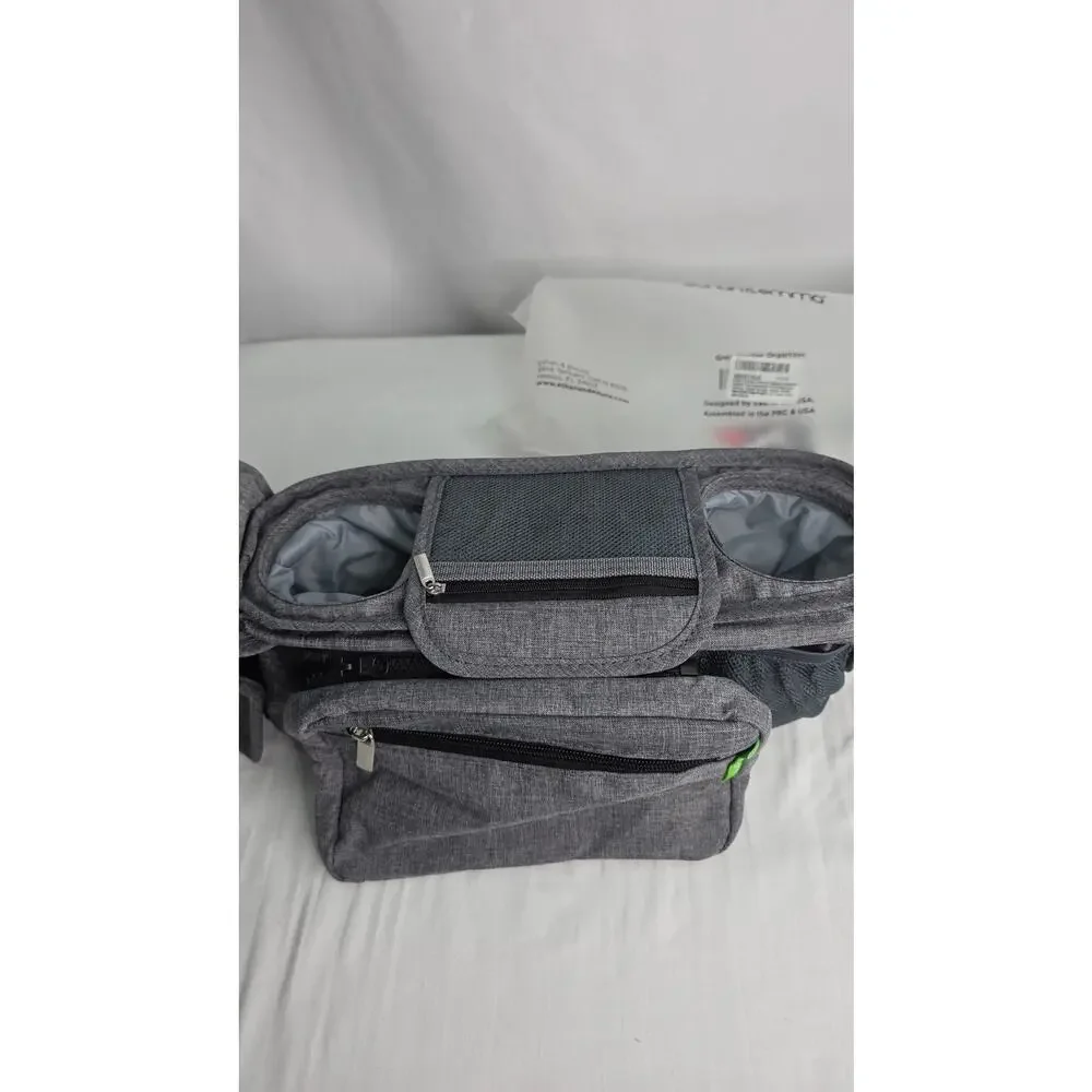 Ethan & Emma Universal Stroller Organizer Insulated Cup Holders Diaper Storage